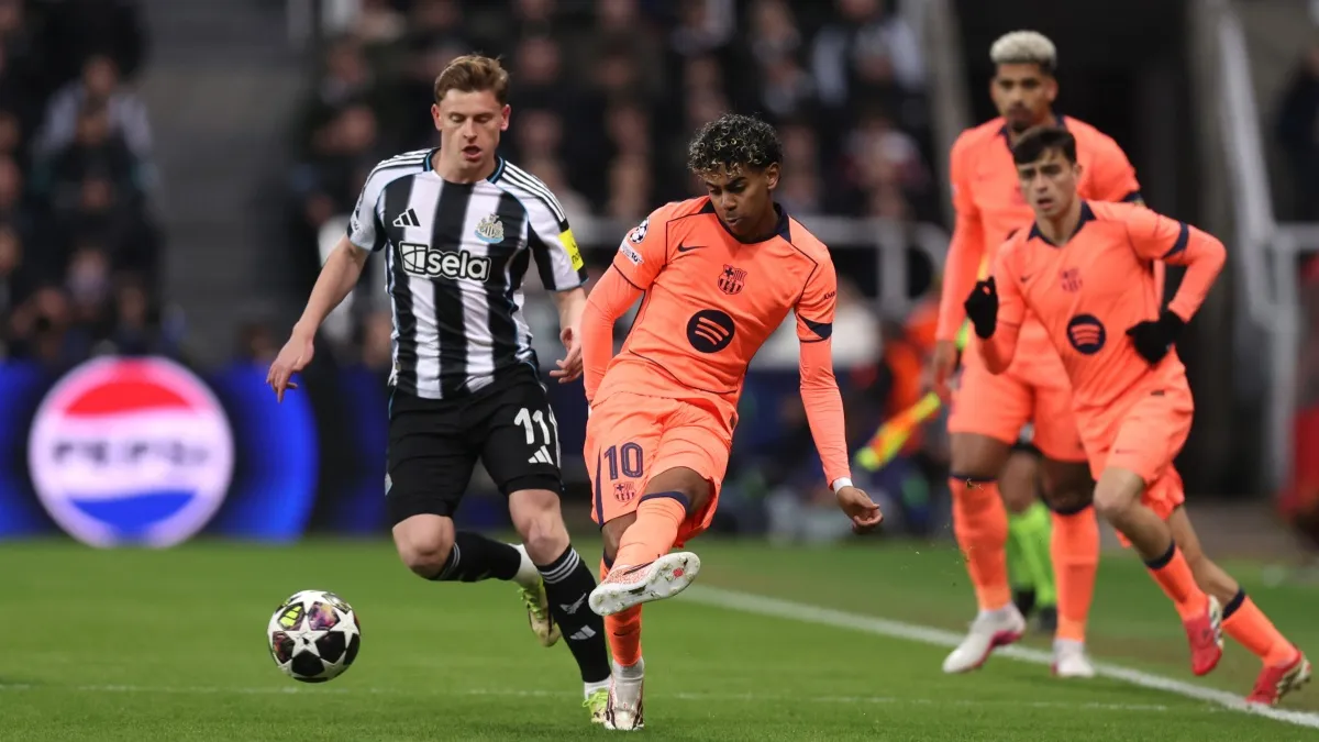 BARCELONA EMPATA A PARTIDA CONTRA O NEWSCASTLE